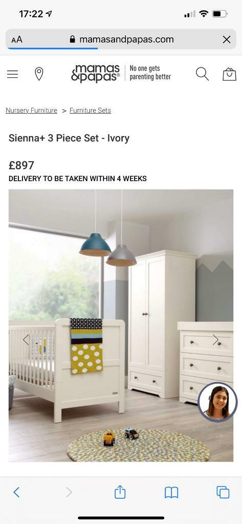 mamas and papas sienna nursery set